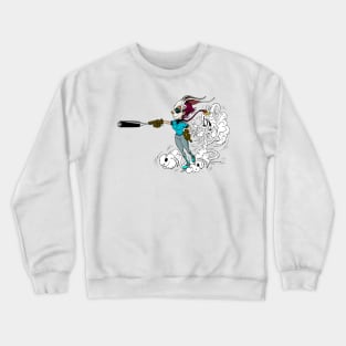 SKATING BLOODY RABBIT 05 Crewneck Sweatshirt